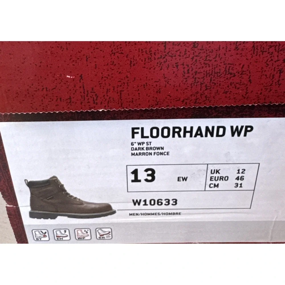 Wolverine Floorhand Waterproof Steel-Toe 6